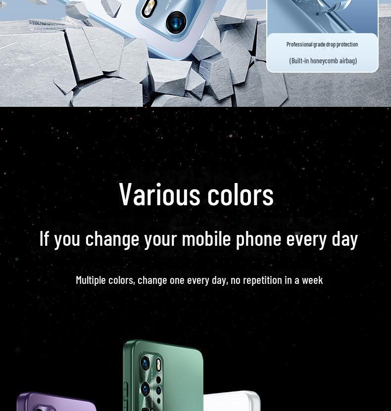 Huawei P40/P40Pro/P40Pro+ All-Inclusive Anti-Fall Protective Case with Curved Screen Cover