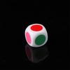 Family Party Table Games Board Game Acrylic Puzzle Game Six Sided White Color Cube Dice Dices