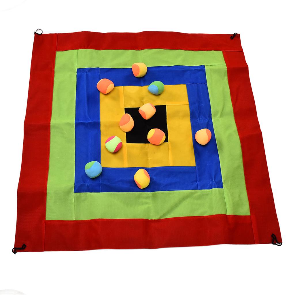 Self Stick Dart Board Toy Set Fabric Dart Board Sticky Balls Kids Catch Toss Ball Outside