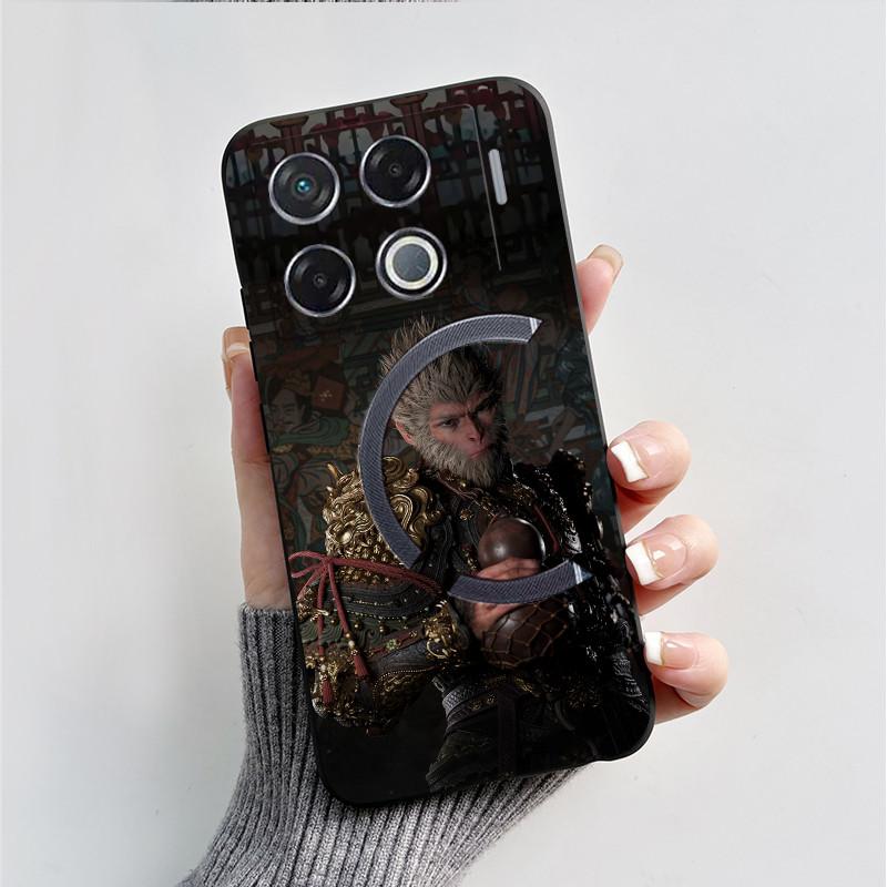 For Infinix GT 20 Pro Case INFINIX GT 10 PRO Cover gt20 gt10 20 pro X6871 X6739 Black Myth Wukong Silicone Phone Case Soft Cover