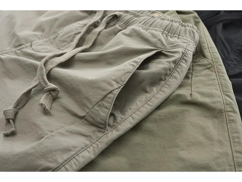 Urban Men's Breathable Elastic-Waist Summer Shorts - Versatile, Lightweight, Loose Fit