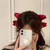 Headdress Bangs Clip Satin Hair Accessories Female Barrettes Bowknot Hair Clip Korean Style Hairpin