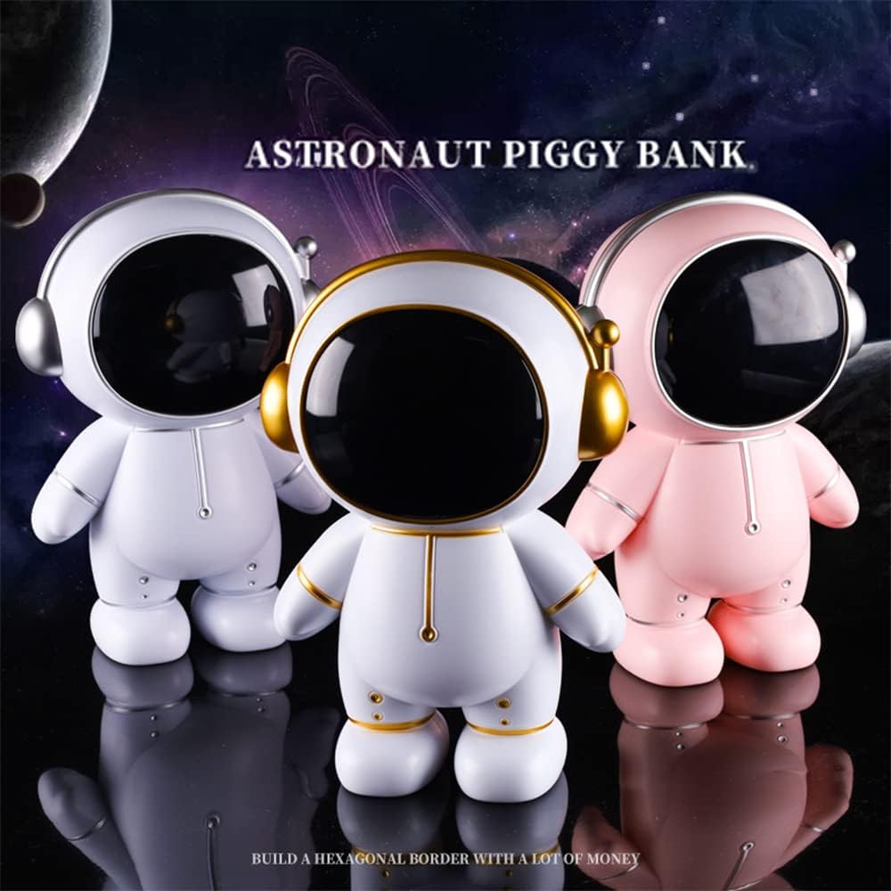 Astronaut Sparschwein Münze Bank Spaceman Spardose Astronaut Figur Dekor Desktop Skulptur Statue