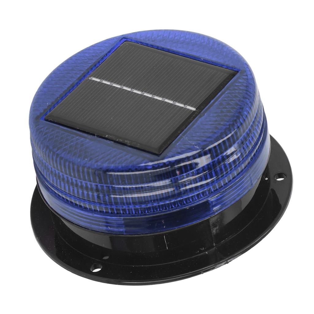 Solar Warning Strobe Light 8 High Brightness Bead Construction Road Warning Flash Lamp