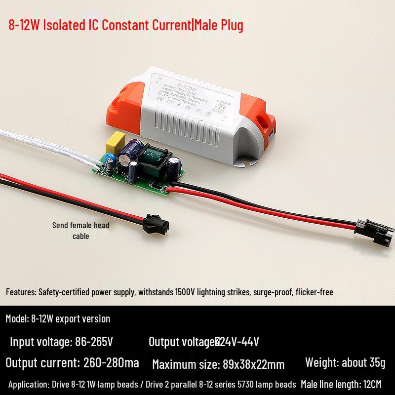 External 3W/5W LED Driver Power Supply for Ceiling and Spotlight Downlights