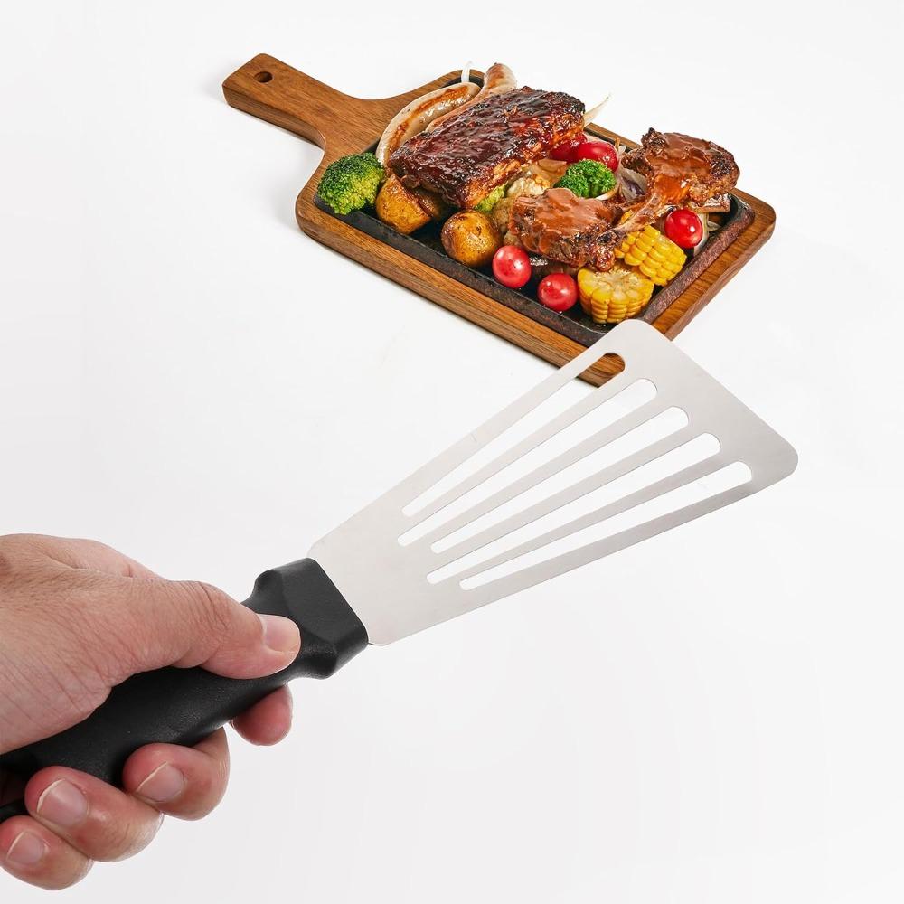 Rust Proof BBQ Spatula Non Stick Kitchen Shovel Cooking Tool Fried Egg Turner  Fast-food Restaurant