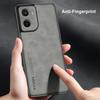 For Motorola Moto G06 Case Luxury PU Leather Phone Case For Motorola G06 Back Cover Matte Silicone Shockproof Full Protection