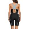 Charmleaks Athletic One Piece Swimsuits for Women Boyleg Swimwear Racerback Bathing Suits