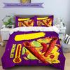 3pcs Takis Fuego Bedding Set Duvet Cover Closure Includes 1 Duvet Cover & 2 Pillowcases, Soft and Comfortable for All Seasons.