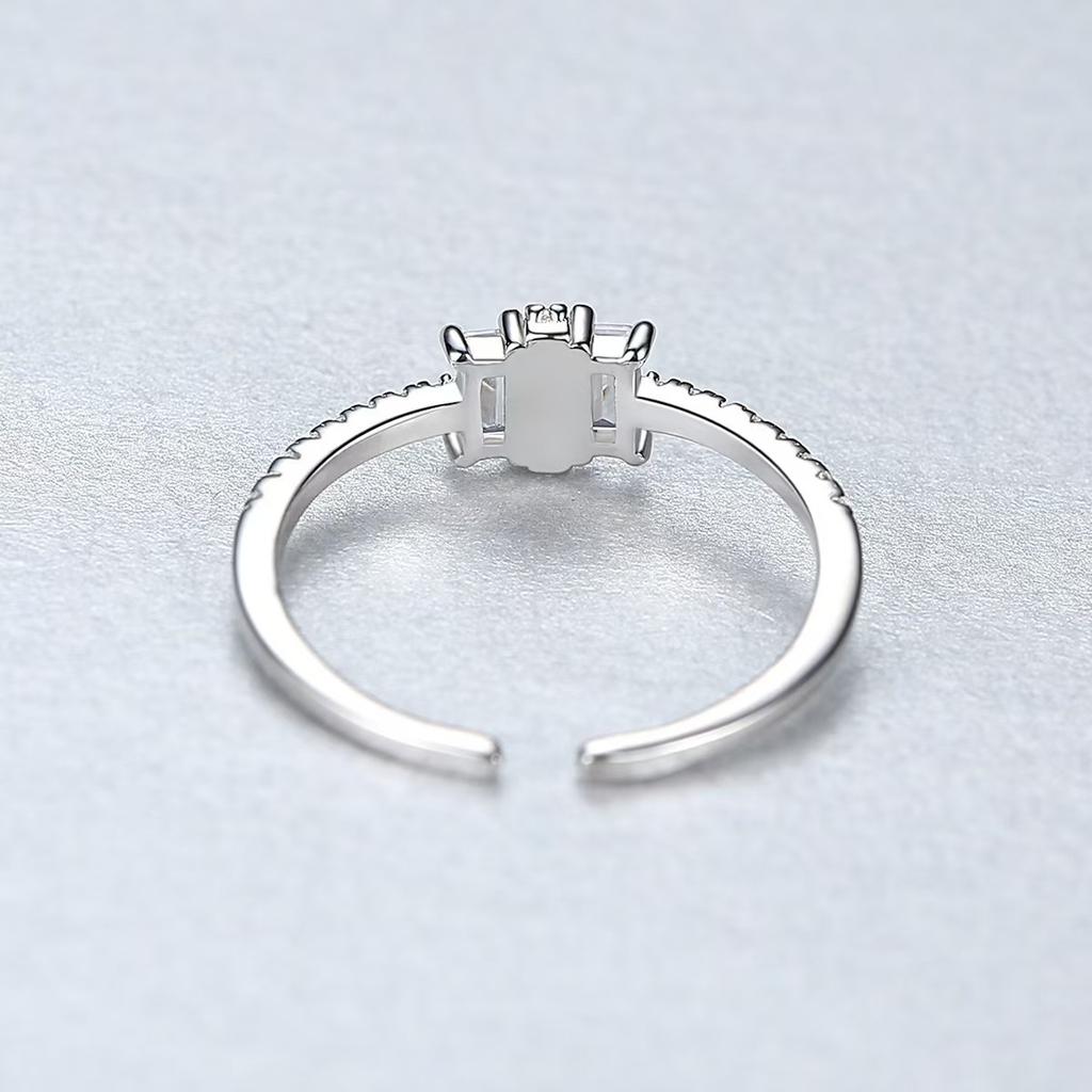 Silver Star River's New Super Flash Ring with a Niche Design, Personalized Fashion, and Versatile Women's Index Finger Ring