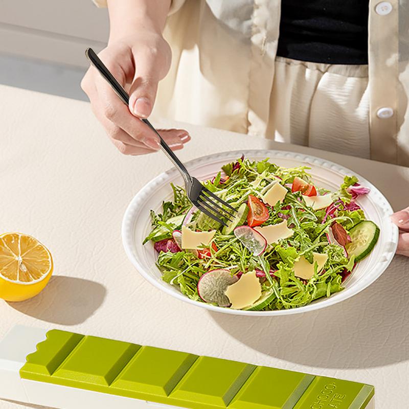 Travel Utensil Set Cartoon Travel Tableware Set Cute Utensil Set With Liquid Compartment Portable Cutlery Set For Camping