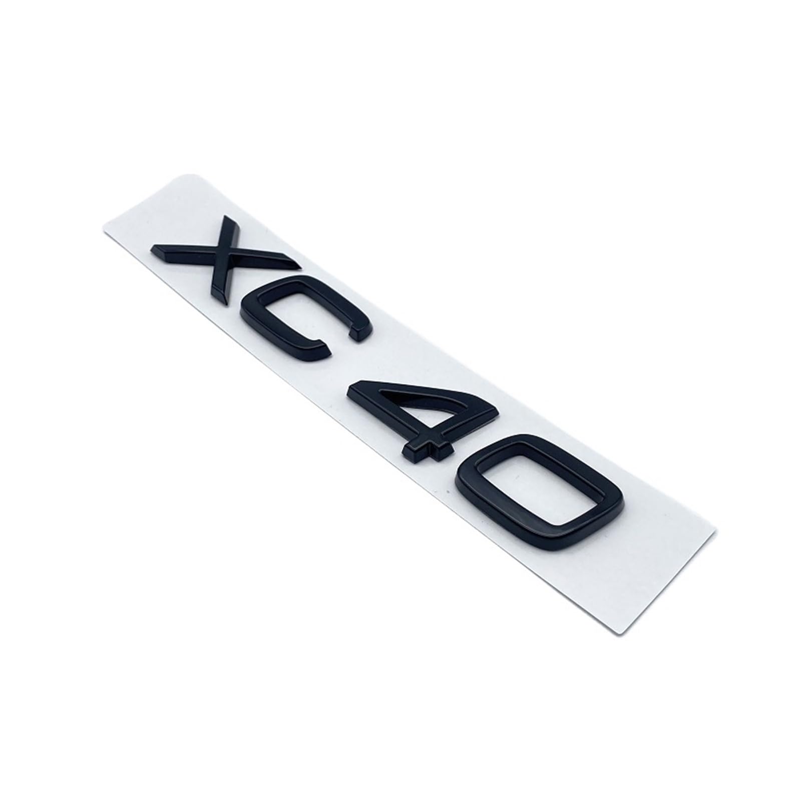 

ALMVIS Glossy Black Silver Emblem Nameplate Sticker Volvo XC40 B3 B4 T3 T4 T5 One size