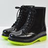 Módní Nové Holínky Teplé Módní Platforma Nazouvací Vodotěsné Motocyklové Kotníkové Boty Ploché Dámské Boty 763