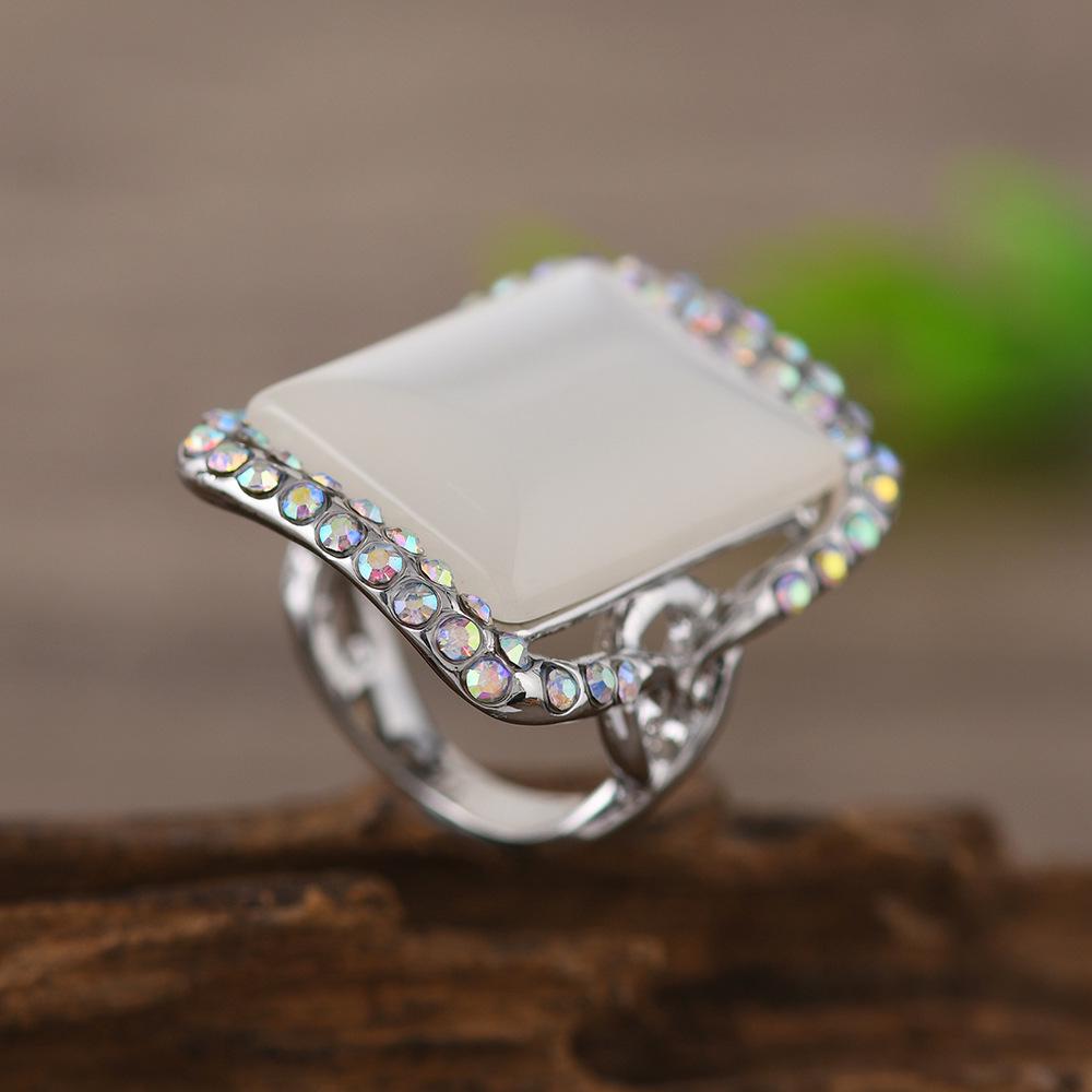 2025 Retro Design Exaggerated Butterfly Ring with Multiple Diamond Inlays