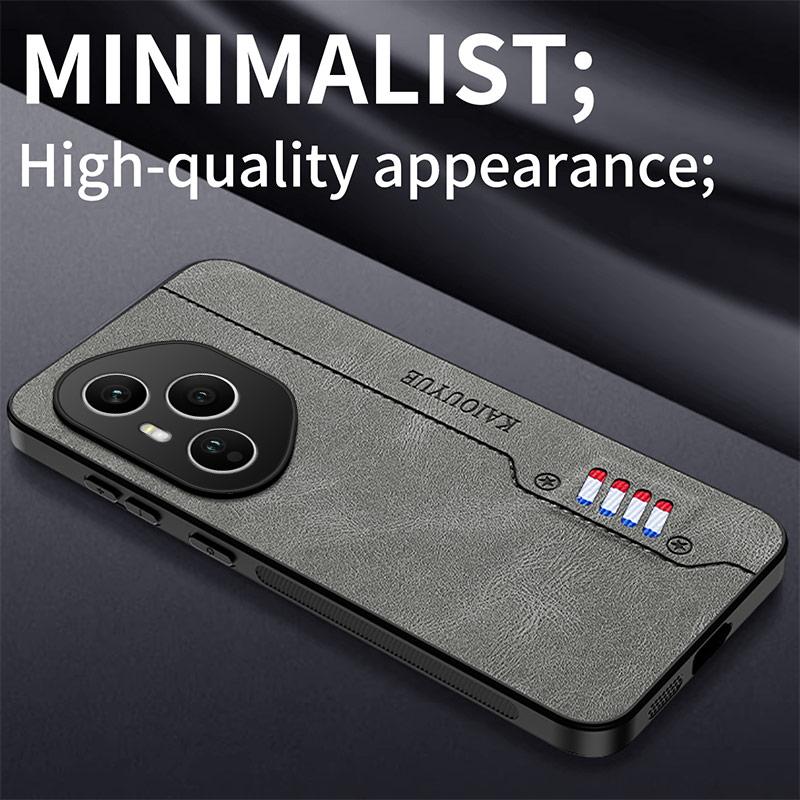 Stitching Color Retro Matte Leather Back Case For Honor 400 X60 Pro Lite X9C Smart Full Cover Camera Protector Anti Slide Shell