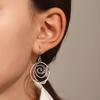 Punk Rock Thorn Rivet Hip Hop Round Earrings