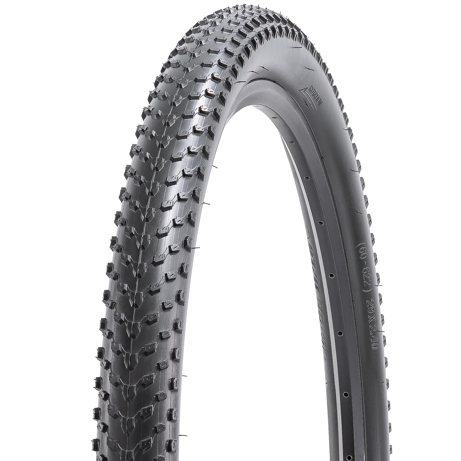 

FengCan 27.5 x 2.40 Tire, 27.5x2.40 60-584 Bicycle Tire, Suitable for 27.5-inch Mountain Bikes and Cross Bikes, 2.40-inch Section Width (BQ043)