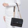 Coach Borsa a Spalla Klare 21 con Catena Borsa a Fisarmonica in Pelle Borsa a Spalla da Donna Nero 91019-IMAA8