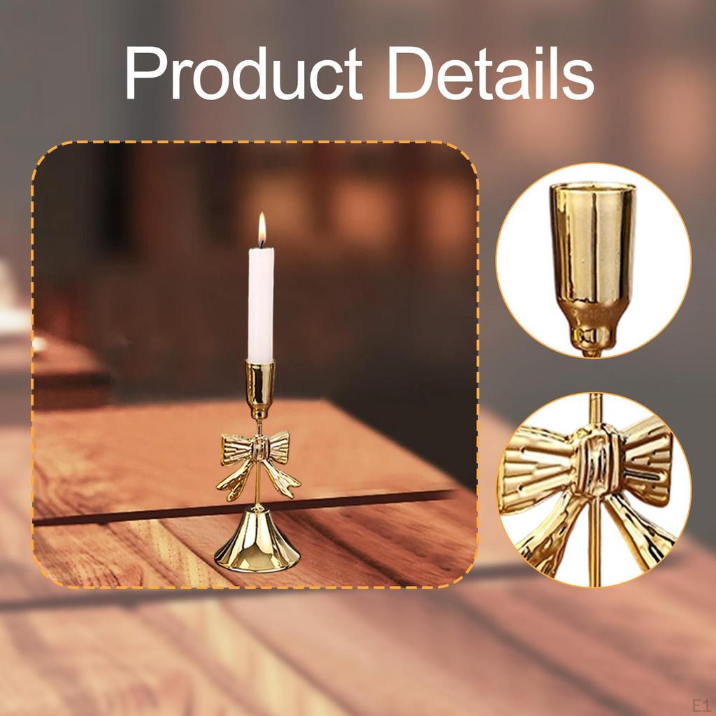 Dekorativer Metall-Kerzenhalter, Kerzenständer, Halter für Kamin, Tisch, Wohnzimmer, Party,