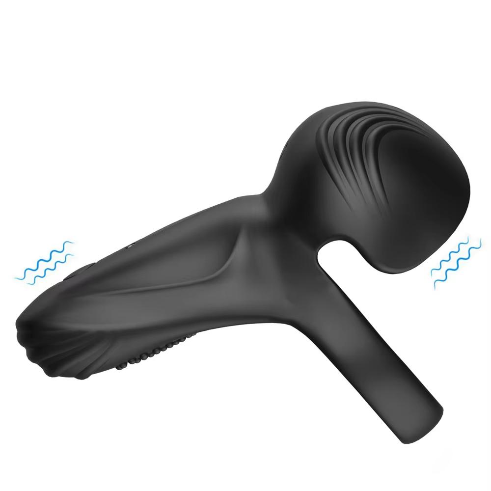 Wibratory 3 w 1 Penis Krocze Zabawki erotyczne dla mężczyzn Pierścienie na penisa Jajko do ćwiczeń Stymulator moszny Masażer Zabawka cockring dla pary Gej