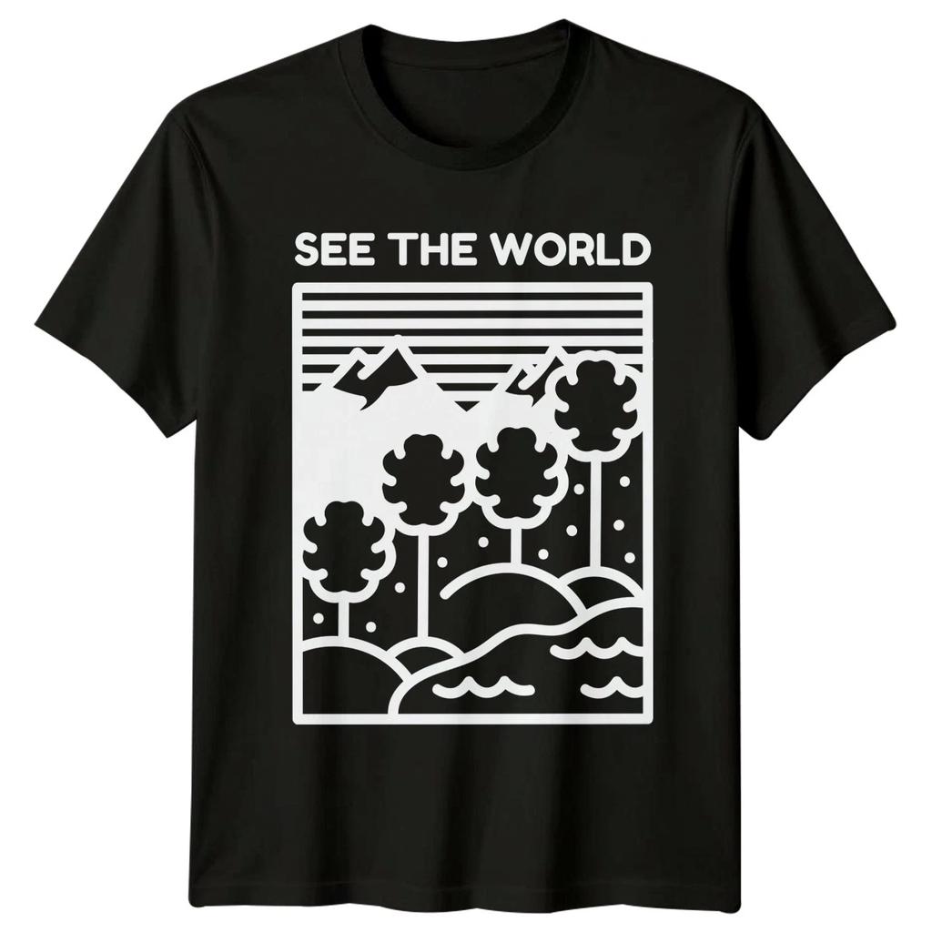 See The World T-Shirt Adventure Travel Birthday Gift For Him And Her