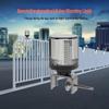 Solar-Powered Red and Blue Traffic Strobe Light for Road Construction and Nighttime Safety