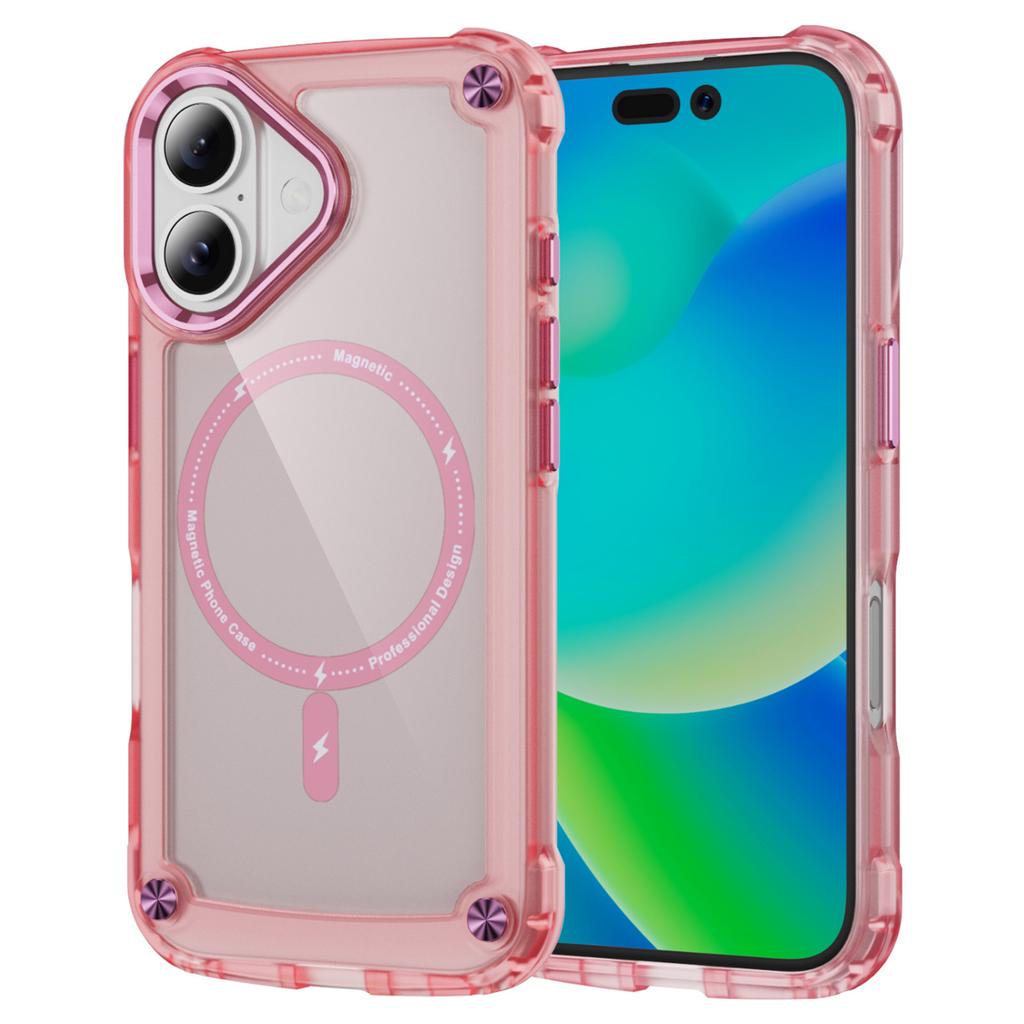 For iPhone 17 Case Skin Touch TPU+PC Phone Cover Compatible with MagSafe