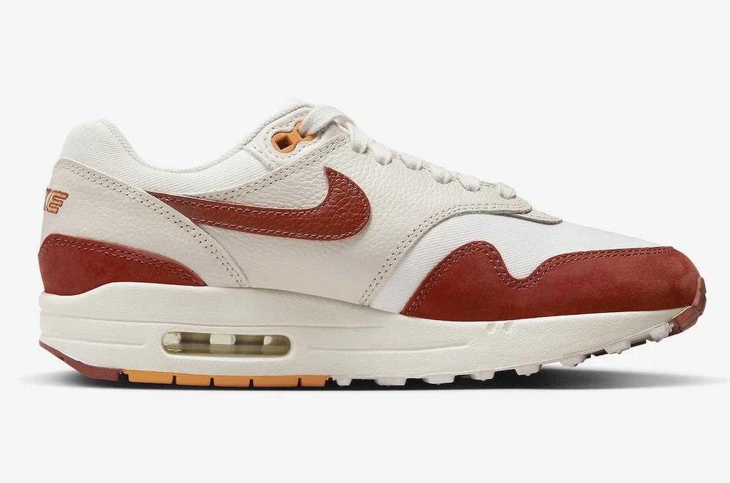 FD2370-100 Nike WMNS Air Max 1 Rugged Orange and Sail