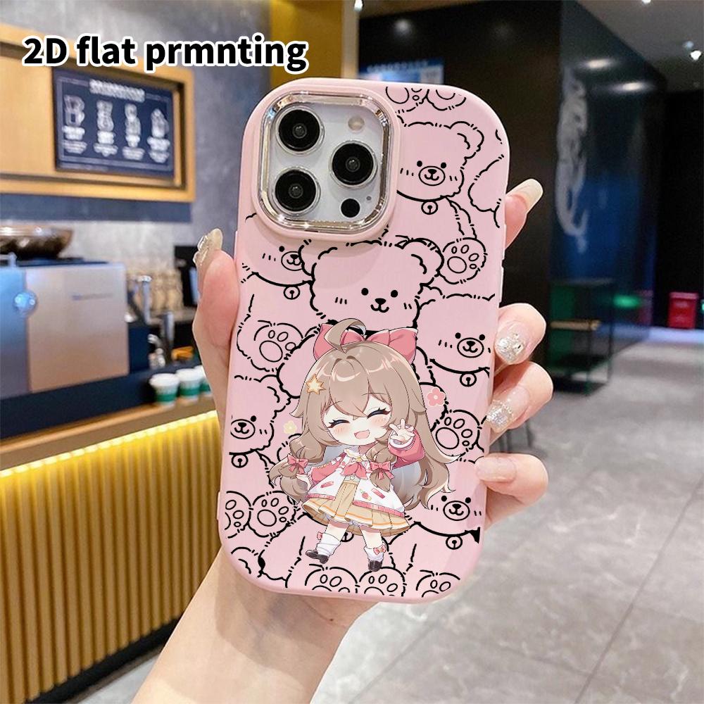 Phone Case: 2D Flat Design Suitable for iPhone 18 17 16 15 14 13 Pro Protective Case, Couple Style, Virtual Idols, Christmas and Halloween Gifts