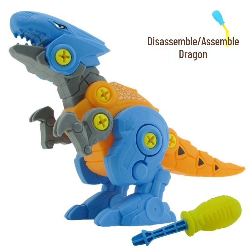 Jurassic Simulation Detachable Dinosaur Toy - Tyrannosaurus Rex Screw Assembly Set