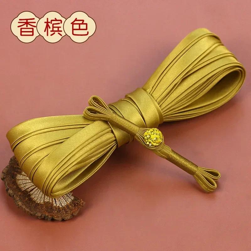 5 Paia Bottoni Nodo Cinese in Tessuto Fatti a Mano Chiusura per Cheongsam Abito Tang Bottoni a Strisce Retrò per Collo Decorativi