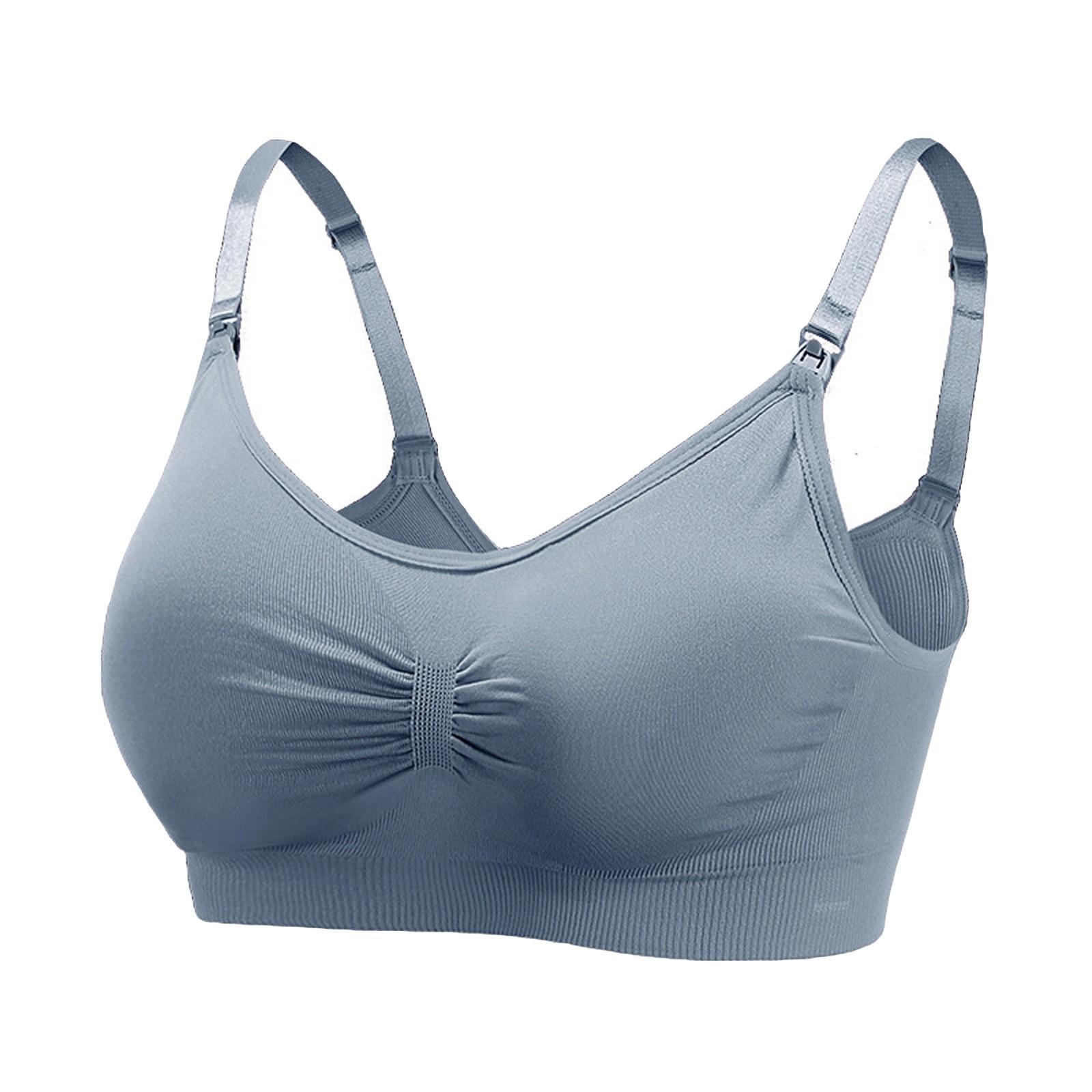 

Women s Fashion Front Buckle Push Up Postpartum Thin Breastfeeding Bra Underwear XL