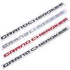 ABS 3D Letters Car Fender Side Emblem Badge Logo Stickers For Jeep Grand Cherokee WK2 WK WJ SRT 2013 2014 2015 2016 Accessories