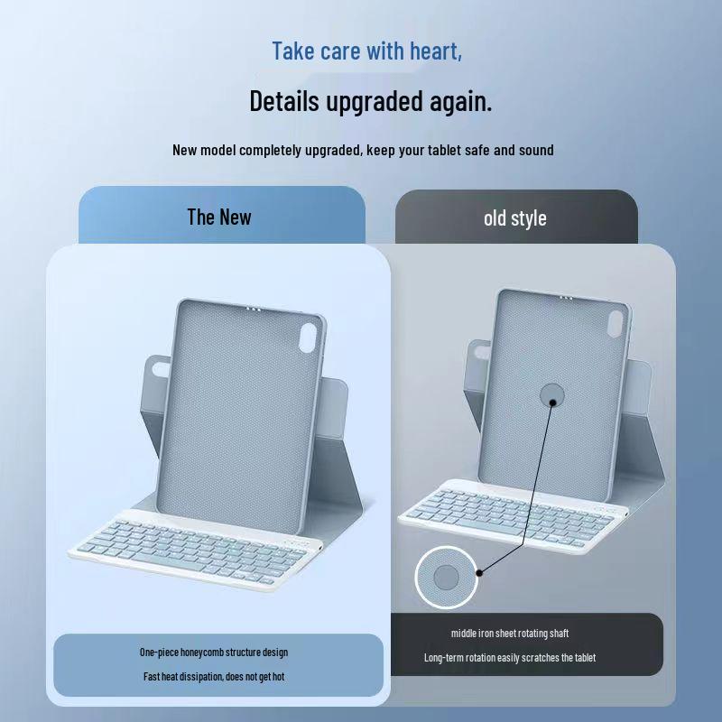 Honor Tablet 9/MatePad 11.5/Redmi SE/X8Pro Rotating Magnetic Protective Keyboard Case