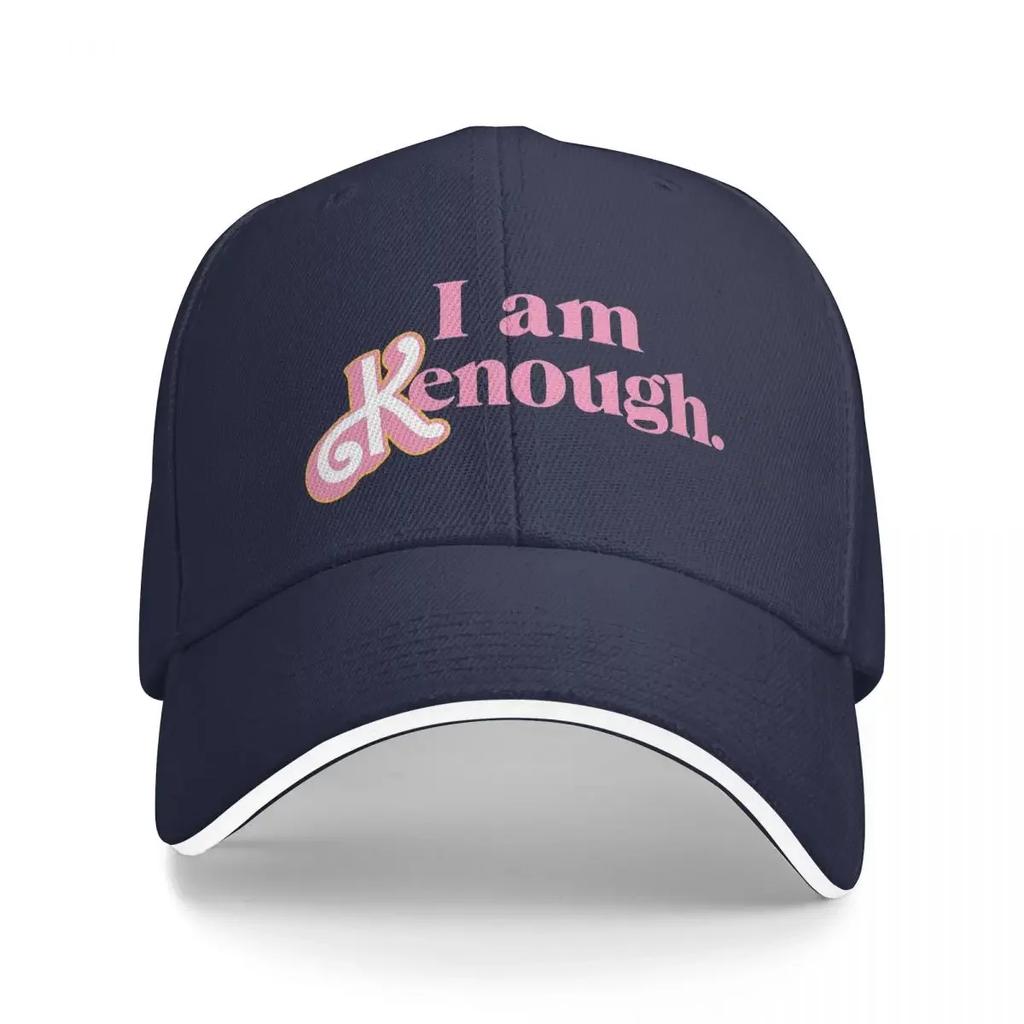 I Am Kenough Cap Fashion Casual Baseball Caps Adjustable Hat Hip Hop Summer Unisex Baseball Hats Customizable Polychromatic
