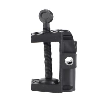 Desk C Clamp ABS Black Table Mount Clamp for Desktop Table Lamp