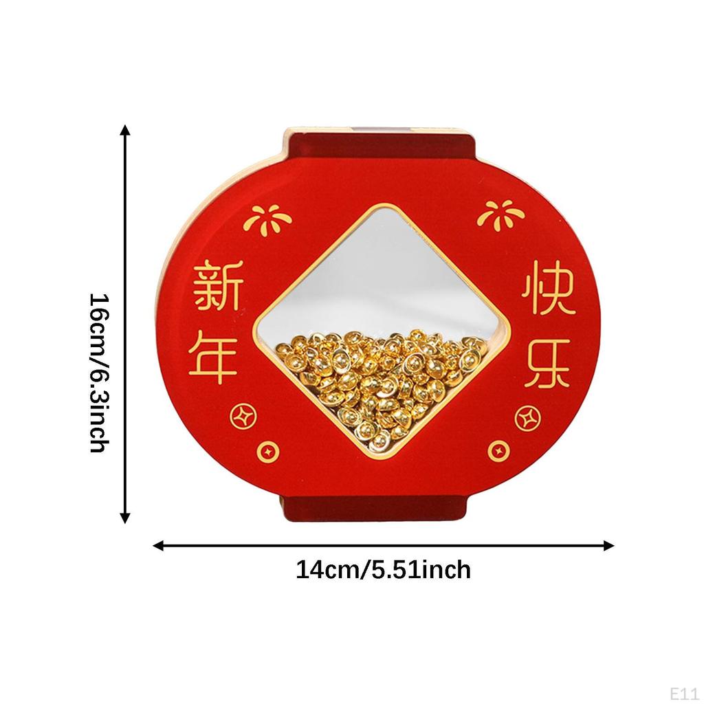 Chinese Year Desktop Ornament Creative Craft Feng Shui Spring Festival Decor for Bedroom