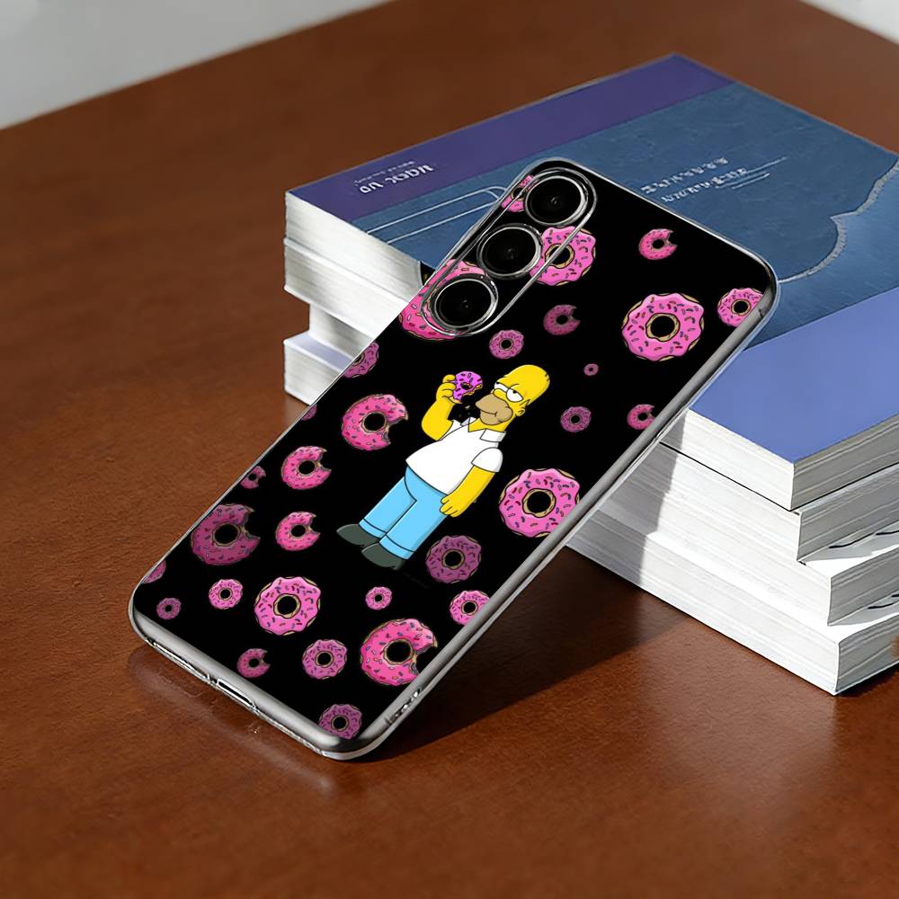 Cartoon The Simpson-T Phone Case Transparent Silicone Soft For SamsungA10,12,20,21S,30,31,40,50,51,52,70,71
