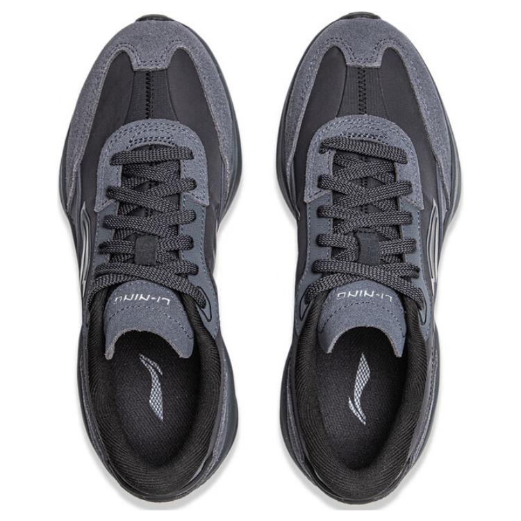 Li Ning Zai Wu 2.0 Soft Resilient Thick Sole Slimming Shock Absorption Non-Slip Wear-Resistant High Top Low-Top Casual Shoes AGCU280-5