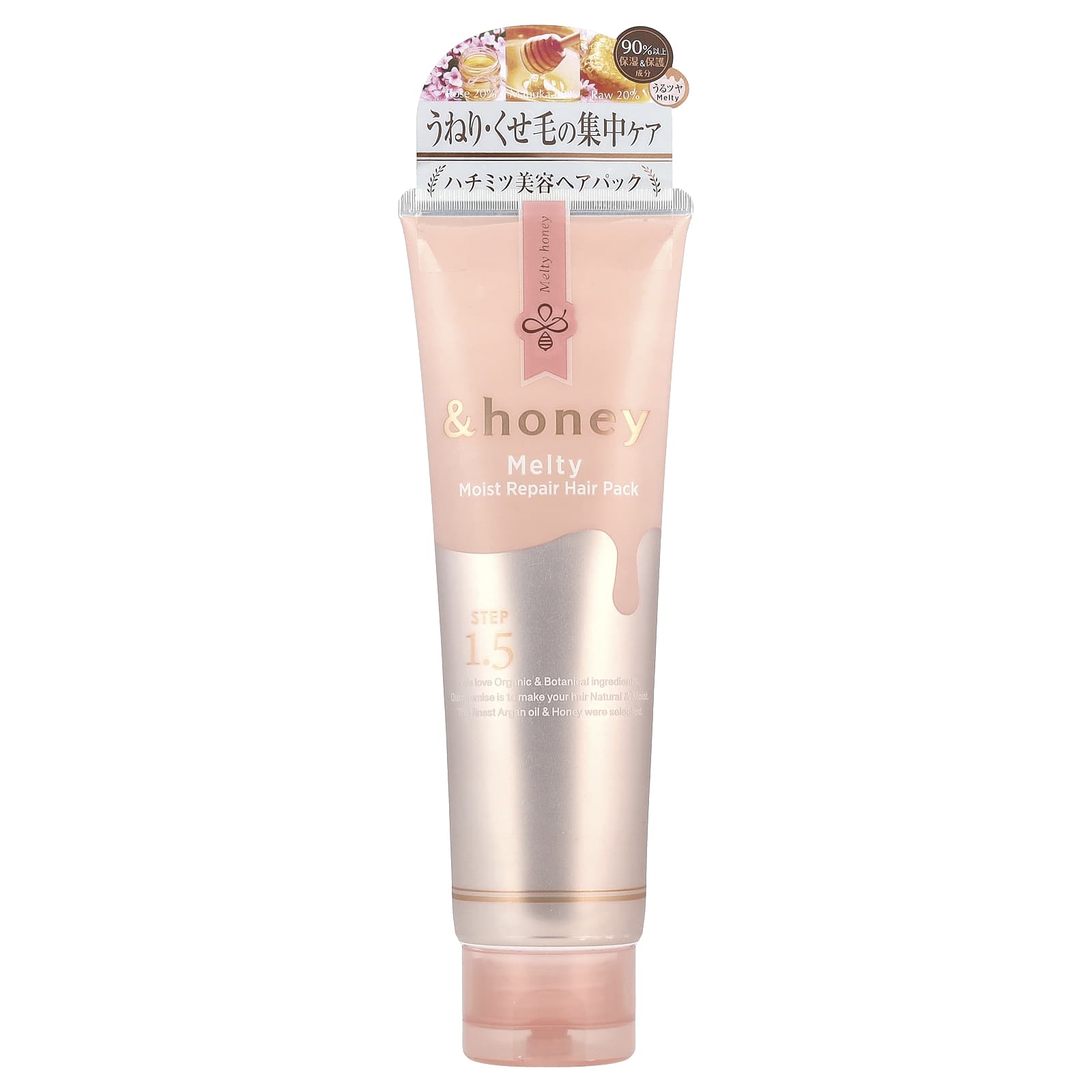 

&Honey, Melty Moist Repair Hair Pack, Мед восточной розы, 130 г(4.39 унции)