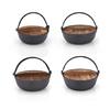 Cast Iron Dutch Pots Hanging Soup Pots Camping Cooking Pots Outdoors Accessories