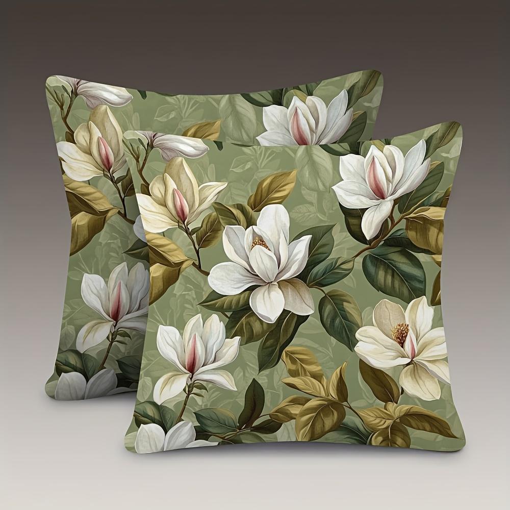 Pillowcase With Two-Tone Chic Designcushion Covers, Zippered, Decorative Pillowcases, 45X45 Cover Sleeves