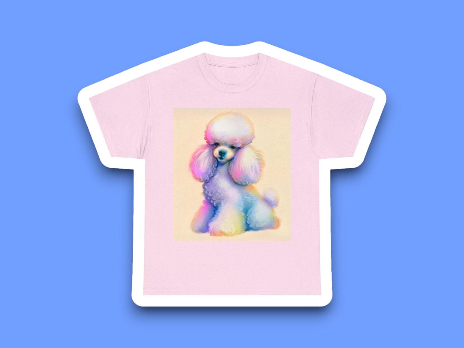 Pink poodle Tee 150