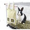 2 Pack Rabbit Guinea Pig Hay Feeder, Cute Bunny Hay Bag, Hanging Hay Holder for Guinea Pig Cage, Hay Feeder for Rabbits Chinchillas Hamsters Small