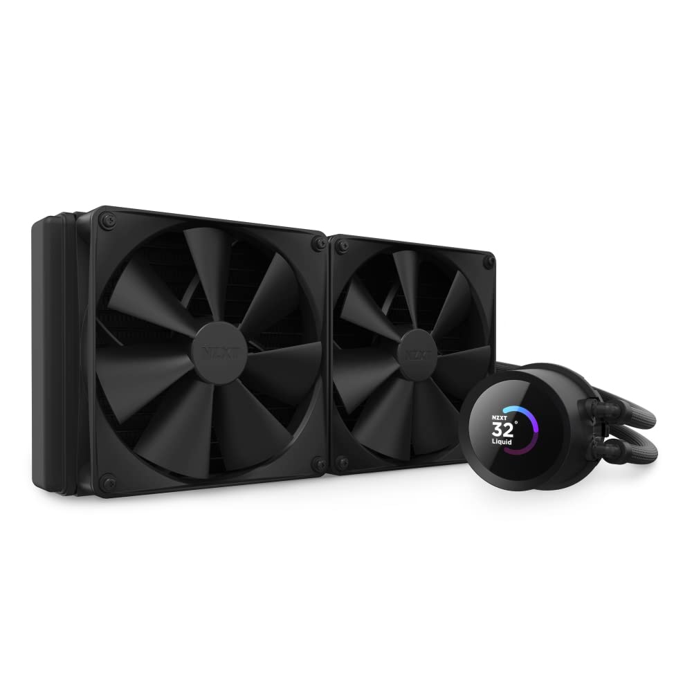 

NZXT KRAKEN 280 Black Simple Water Cooling CPU Cooler FN1868 RL-KN280-B1 чорний