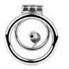 FRRK New Arrival Steel Male Chastity Cage PA Piercing Chastity Lock for Men Urethral Penis Plug Sex Dilator Sex Toys for Men