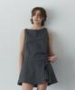 Okuka Linen Skirt Shorts - Charcoal