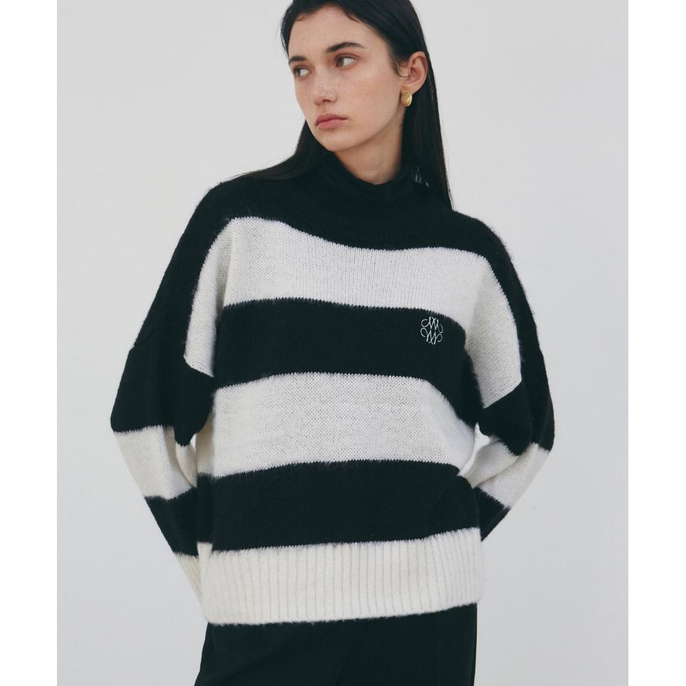 

NICKNICOLE NICOLE COLOR BLOCK KNITBLACK