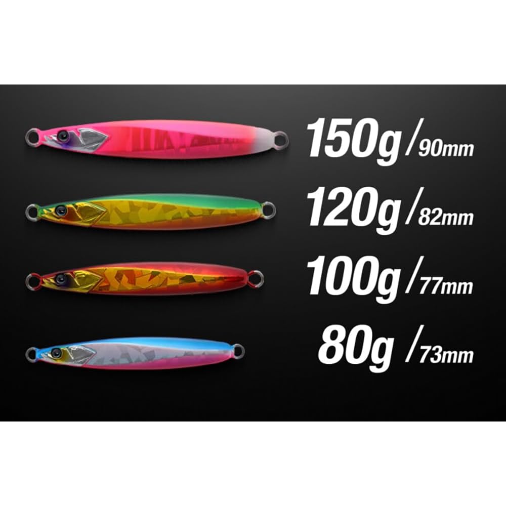 [JACKALL] TG Bambluz Jig Bump Hairtail Color 80g Shirasu Green Gold / Crash Holo (Hookless)