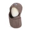 Plush Duck Beanie Cap With Neck Warmer For Cold Weather Use